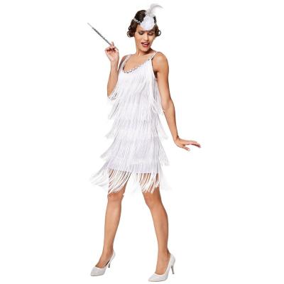 China Halloween Cosplay Suits New Product Women Fringed Sleeveless Dress Charleston Party Halloween Cosplay Costume for sale