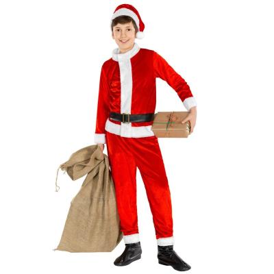 China Halloween Cosplay Suits Excellent Quality Show Party Baby Boys Christmas Outfit children Santa Claus Clothes Costumes for sale