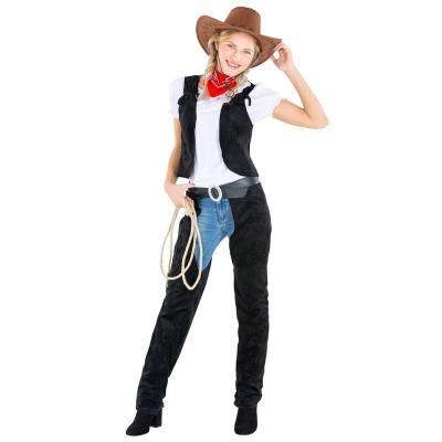 China Halloween Cosplay Suits Classic Design Halloween Cowboy Costume for Adult Women Western Style Clothes Suit for sale