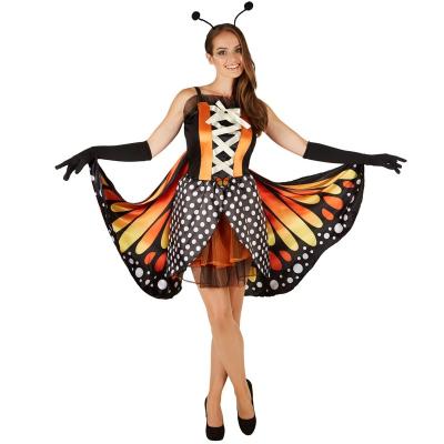 China Halloween Cosplay Suits Factory Price Halloween Butterfly Fancy Sexy Dress for Adult Woman Funny Cospaly Suit for sale