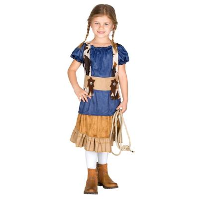 China Halloween Cosplay Suits Factory Supply Halloween Party Cowboy Dress for Girls Western Style Cosplay Costume for sale