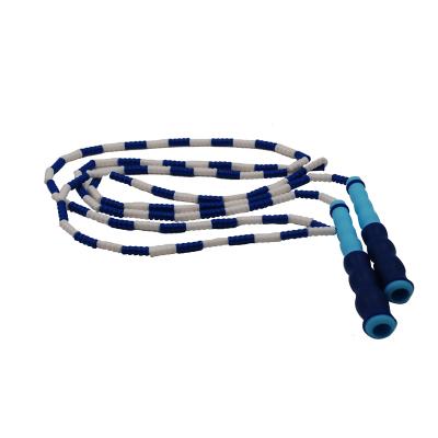 China PVC Color Border Soft Gf-zj-1 Amazon Beads Bamboo Skipping Rope Without Knots Wholesale Skipping Rope for sale