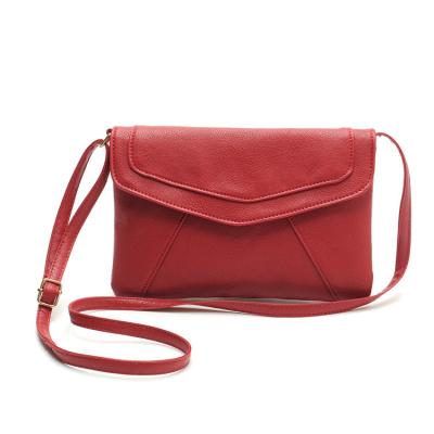 China Wholesale Fashion Small Magnetic Instant Vegan PU Leather Ladies Pinch Women Wallet Clutch Envelope Handbags Casual Cross-body Shoulder Bag for sale