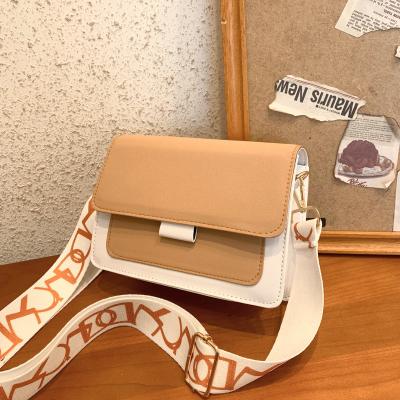 China Wholesale Women's Letter Style Vintage Statistical Institute of Statistics PU Leather Messenger Mini Phone Bag Ladies Sling Cross Body Shoulder Bag for sale