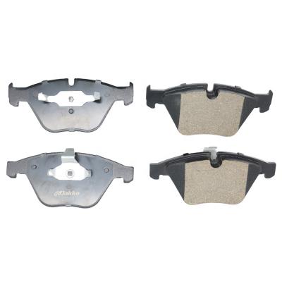 China Factory supply D918 SEMI-METALLIC black ceramic brake pads set for BMW 3 (E90) .BMW 5 (E60) e90 brake pads for sale