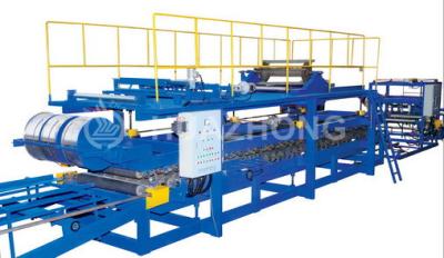 China 3 Phase Power Width Adjustable Sandwich Panel Making Machine for Insulation Board for sale