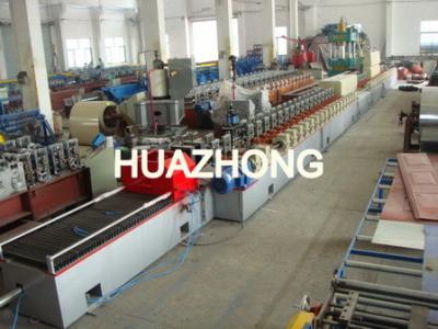 China 380V 50Hz Aluminum Rolling Shutter Machinery PU inject with 37 Roller Stations for sale