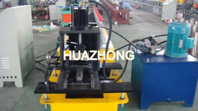 China 50mm diameter shaft chain transmission  'U' channel forming machine with PLC control touch screen for sale