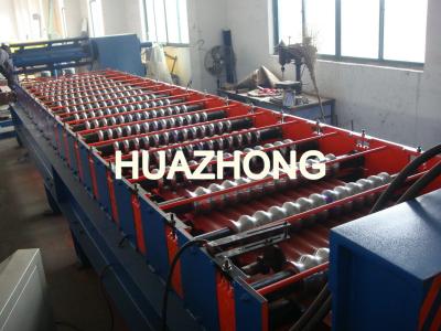 China Automatical 0.5-1.0mm Wave Panel Roof Roll Forming Machine with 8-12m/min Speed for sale