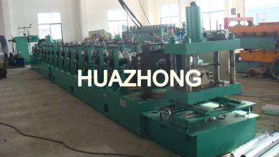 China 3 Curvature PLC Automatic Guardrail Forming Machine With 100mm Shaft Diameter , Roll Forming Equipment for sale