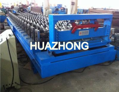 China PANASONIC PLC Control Color Steel Metal Roofing Roll Forming Machine 0.5-1.0mm Thickness for sale