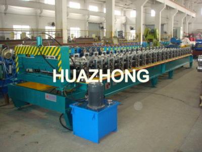 China Big Wave Corrugated Forming Machine , Roof Panel Forming Machine With 76mm Diameter Shaft Plc Control for sale