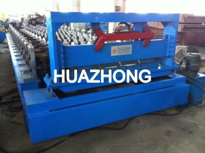 China 0.3-0.8mm Thickness Panel Roof Roll Forming Machine With 16 Forming Station for sale