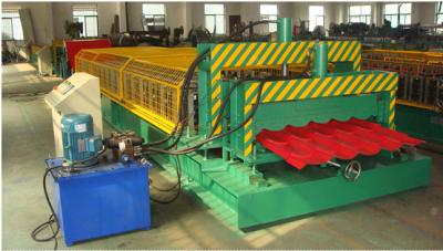 China 1225mm automatical tile steel forming machine with 5-10m/min,7.5KW, 380V, 50Hz for sale