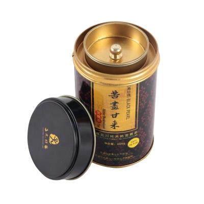 China Paint Wholesale High Quality Tin Boxes With Double Lid For Packaging Tea And Coffee for sale