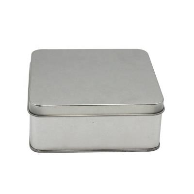 China Square Cookie Tin Cans For Candy Packing Gift Painting Case for sale