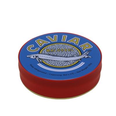 China Custom Food Caviar Tin Cans Packaging for sale