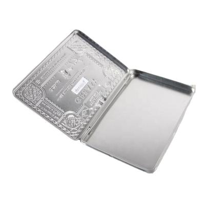 China Small DVD Electronics Metal Tin Box CD Tin Cans Packaging for sale