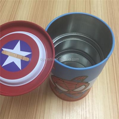 China Gift Customized Tin Can Piggy Bank, Money Tin Box, Tin Box Mockup for sale