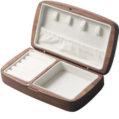 China Wholesale Custom Handmade Luxury Wooden Jewelry Storage Box Jewelry Travel Case Organizer for sale