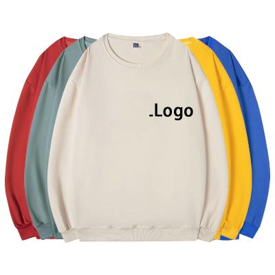 China Custom Logo Men Anti-wrinkle Sweatshirt Crewneck Pullover Plus Size Hoodies Sweatshirts Simple Oversized OEM for sale