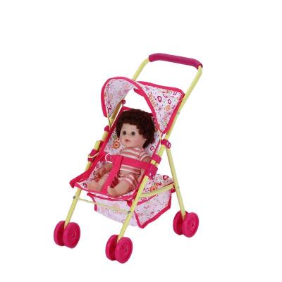 China Steel+polyester+pp my beautiful toy doll strollers carrinho de boneca for sale