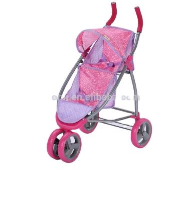 China New Style Hot Sales Doll Jogger Baby Carriage Stroller Carriage Nursery Furniture Toys Doll Pretend Play Education L39*W59*H70CM for sale