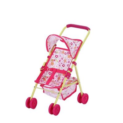 China Good quality new style small toy doll stroller with eight wheels L25.5*W40.5*H54CM for sale