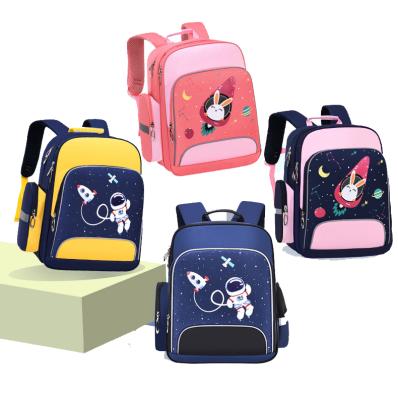 China Anti-theft Waterproof Cartoon Astronauts Outer Space Anti-theft Waterproof Cartoon Kindergarten Children Snack Nursery Schoolbag, Toddler Kid Boys Girls Backpack for sale