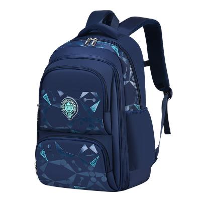 China Anti-theft Boys Backpacks For Kids School Bags, Kindergarten High School Bookbag With Abstract Geometric Prints for sale