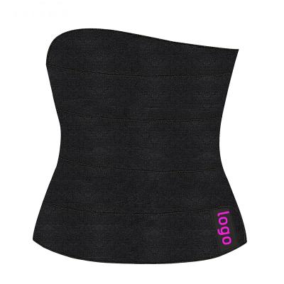 China Free Size Women Sports Waist Trainer Tummy Control Slimming Gym Fitness Forming Long Band Waist Wrap for sale