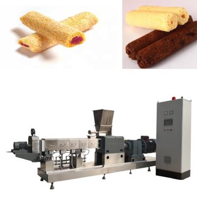 China Puffed Extruded Corn Snacks Making Machine Production Of Fillets Equipment Chocolate Filling Machine In Snacks Machinery Extrusion Line for sale