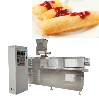 China Puffed Extruded Corn Snacks Making Machine Jam Center Filling Snacks Processing Extruder Core Extrusion Snacks Filling Machine for sale