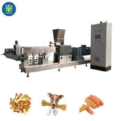 China High Quality Dog Treats Chews Processing Line Pet Food Treat Extruder Machine Dog Machine Maker Production Chew Making Machine Dog Chewing Gum Extruder for sale