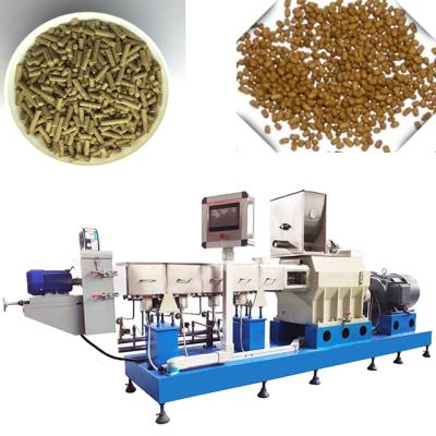 China Factory Koi Feed Dry Food Making Machinery Wholesale Floating Line Fish Food Food Processing Extruder for sale