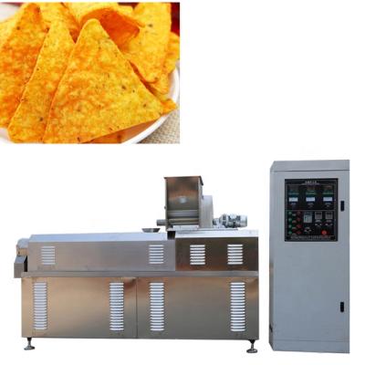 China food & Beverage Factory Double Screw Fried Snacks Making Machine Suppliers Doritos Tortilla Food Extruder Making for sale