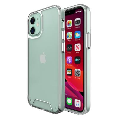 China Anti-drop Space Anti-scratch Clear Case Hard PC TPU Phone Case For Iphone 12 mini 12 pro Max Back Cover for sale