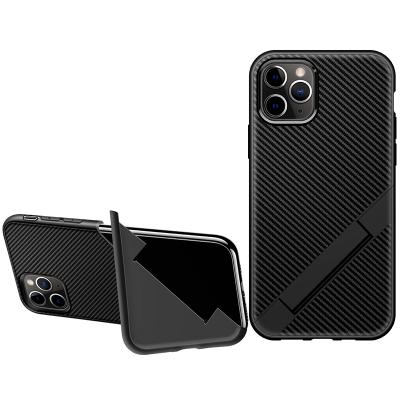 China unique design of high quality soft TPU Anti-drop with stand function back cover case for Iphone 11 12 pro max for sale