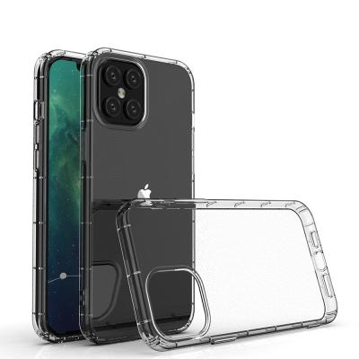 China Premium Soft Clear Soft TPU Phone Case Anti-scratch Phone Accessories Case Ultra Clear Cover For Iphone 12 pro max for sale