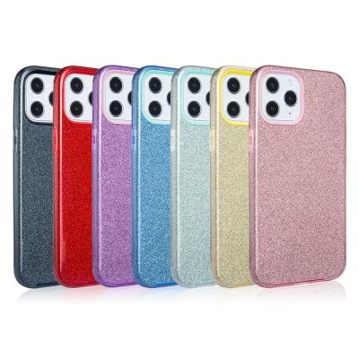 China Anti-fall For iPhone 11 Pro Case Luxury Sparkle Glitter Phone Case For Apple Iphone 12Pro Max for sale