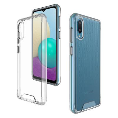 China Factory Sale Premium Hard PC Back Cover Cases Clear TPU + Anti Scratch Hard PC Space Case For Samsung Galaxy A02 A32 4G for sale