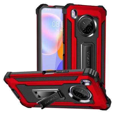 China Amazon Hot Selling Anti-fall 2 in 1 Kickstand Mobile Phone Protective Cover Shockproof Case For Huawei Y9A Pocket for sale