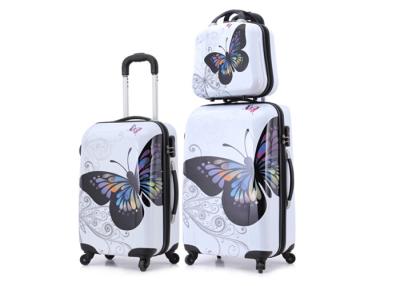 China Super Lightweight luggage sets PC suitcase with 360 degree rotatory wheels for sale