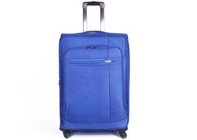 China Promotional  blue luggage set for women / 4 wheel trolley suitcase lightweight for sale