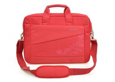 China Stylish Nylon 14 inch laptop computer bags with adjustable padded shoulder strap for sale