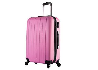 China Customized pink hard shell ABS luggage set 20 24 28 inch / ladies luggage sets for sale