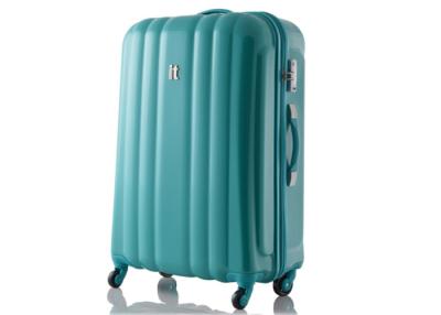 China Pretty Ultra light weight ABS luggage set with PP stand base on side , travel suitcase for sale