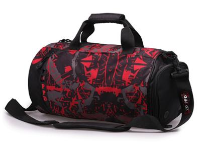 China Personalized round duffle bag for youth nylon material intaglio printing  CYMK or Pantone color for sale