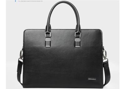 China Custom Eco - friendly ipad mens leather briefcases & business bags black or dark blue for sale