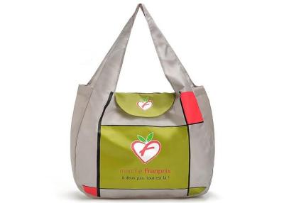 China Custom Printed Cloth Portable Shopping Bags / Foldable Reusable Shopping Bags for sale